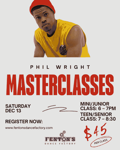 Phil Wright Master Classes - Saturday, December 13th