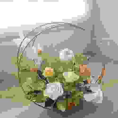 淡金邊框桌花（月形／心型共2款）
