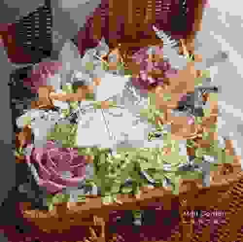 絲帶野餐提籃花盒(共三種尺寸)