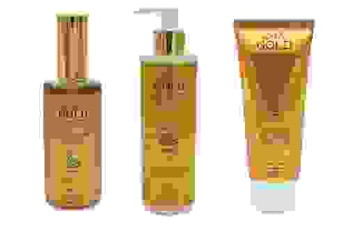 Set cosmetice, Elixir de tinerețe cu Aur 24K, pentru față, corp și păr 