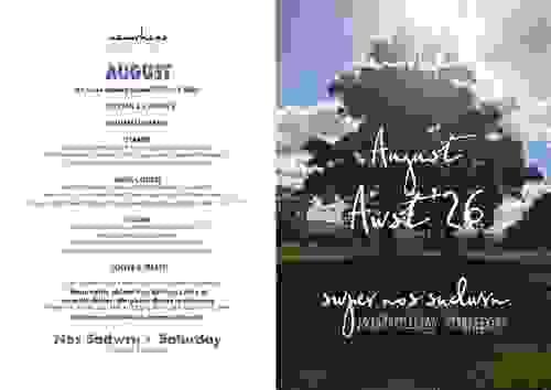 SATURDAY SUPPER : AUGUST