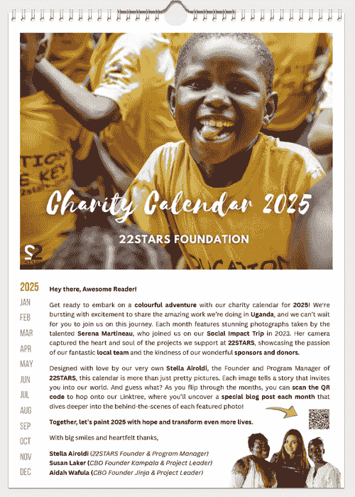PRE ORDER - Charity Calendar 2026