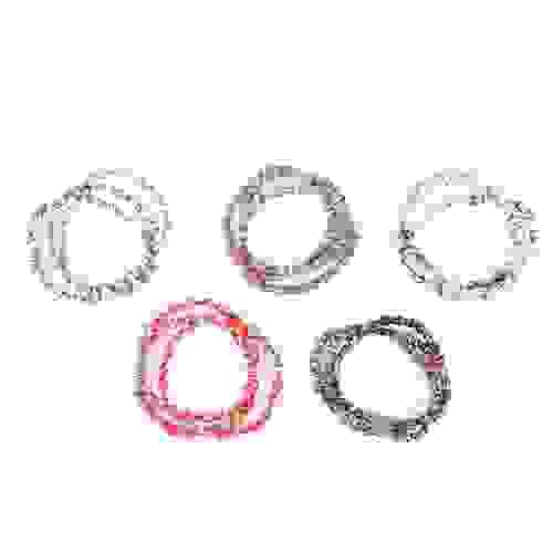 Paper bead bracelets for women / men