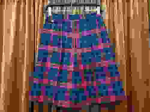 Vintage Wool Plaid Shorts-S