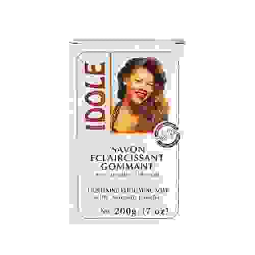 Idole Brightening Exfoliating Soap with Avocado Seed Powder, Net 125g (4.4 oz) & Net 200g (7 oz)