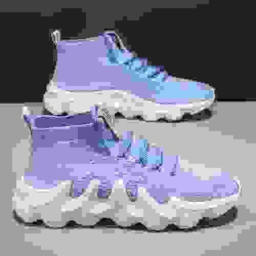 New Arrival-BTGC Men's Fashion Chunky Wavy Flame Sneaker