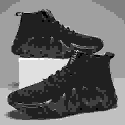 New Arrival-BTGC Men's Fashion Chunky Wavy Flame Sneaker