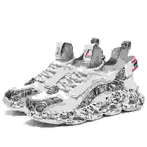 New Arrival-BTGC Men's Graffiti Blade Breathable Sneakers