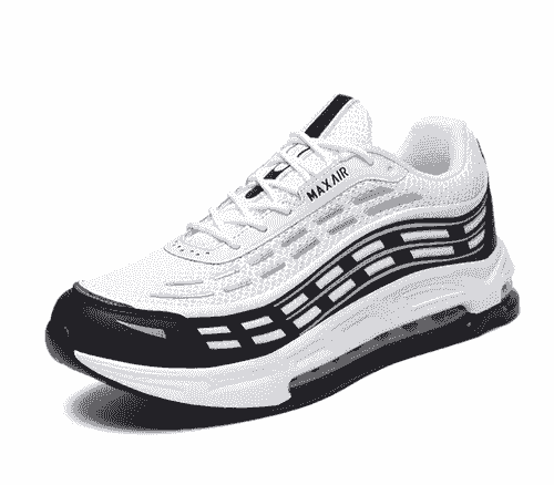 BTGC Mens Air Cushioned Running Show with Thick. Sole for Increased Comfort Casual Wear