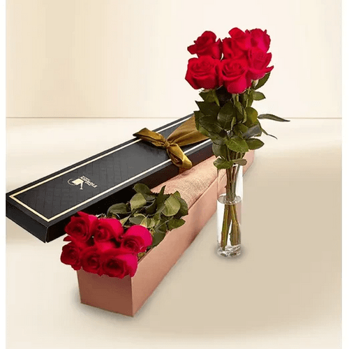 Bouquet Rose Rosse stabilizzate 