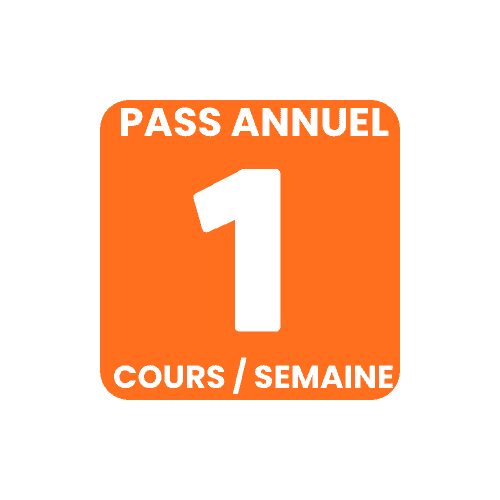 PASS ANNUEL 1 COURS PAR  SEMAINE