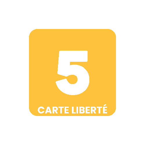 Carte Liberté 5 cours