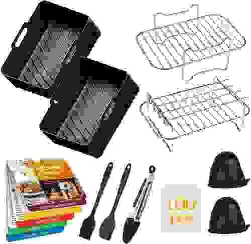 6 Pcs Hot Air Fryer Accessories Set