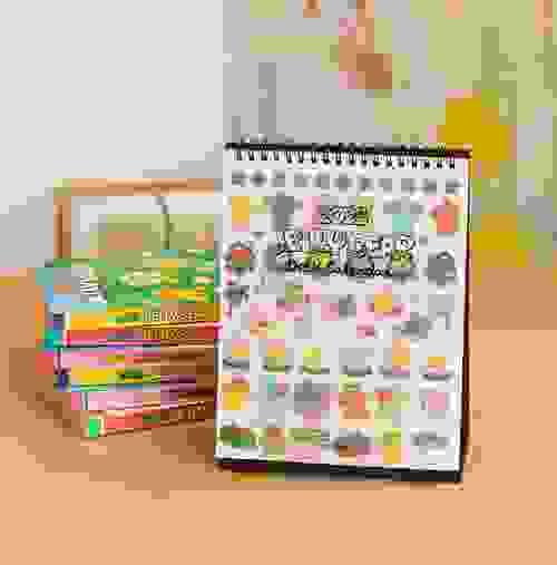 2025 jellybear 雙面行事桌曆