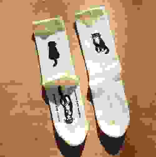 [후긴앤무닌] Front & Back socks yellow