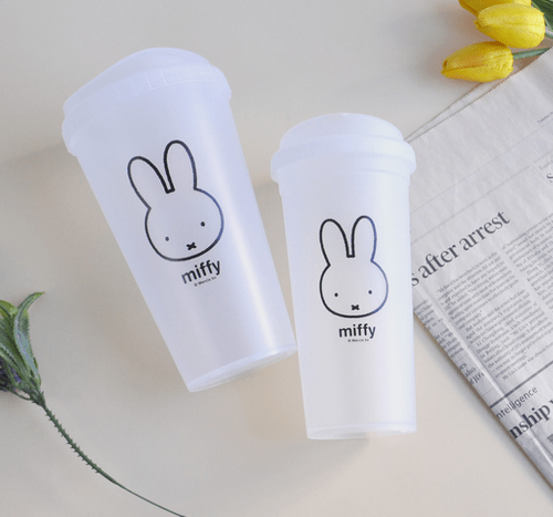 Miffy可重用膠水杯連蓋 ( 2選) 