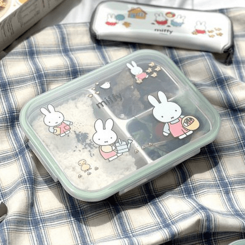 Miffy  韓式3格飯盒(綠蓋) 1