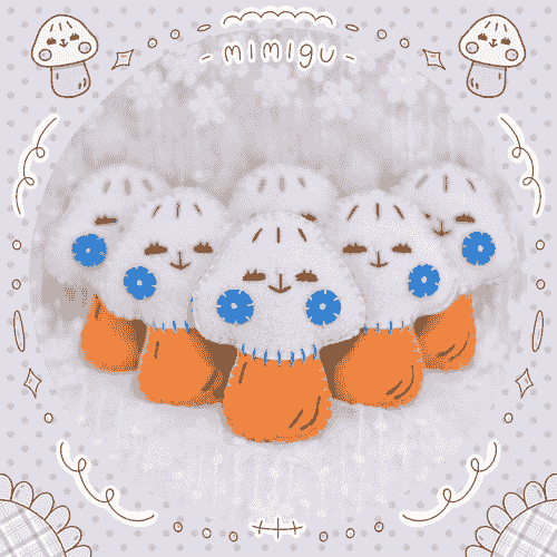 (⸝⸝ꇐꇐ) 藍菌子咪咪菇掛飾
