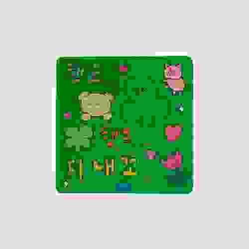 [최고심] mouse pad - 행운행복다내꼬