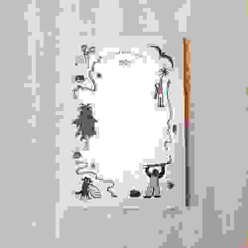 [후긴앤무닌] 晚上memo pad 