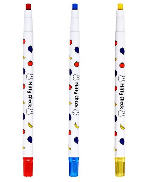 Miffy 韓式check  pen ( 3色選)  