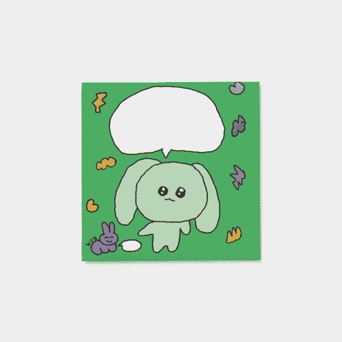 [최고심] memo pad - 초록순자 메모지