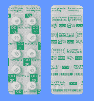 【日本直送】預訂商品 日本澤井製藥 日醫工製藥「NIG」 LANSOPRAZOLE OD 胃潰瘍 輔助除去幽門桿菌  逆流性食道炎 十二指腸潰瘍 100錠裝 大阪實體藥妝店直送