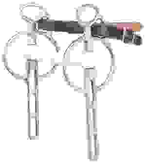 LIVERPOOL BIT - WHITE MOUTH - STRAIGHT BAR - 3 SLOTS