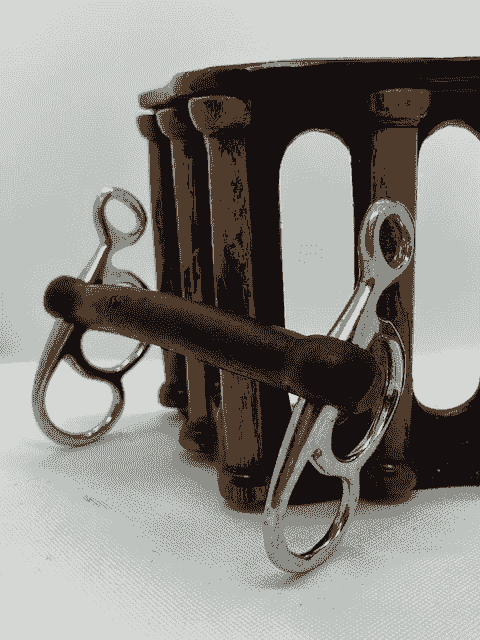 BUTTERFLY BIT, RUBBER COATED MOUTH, 2 SLOTS