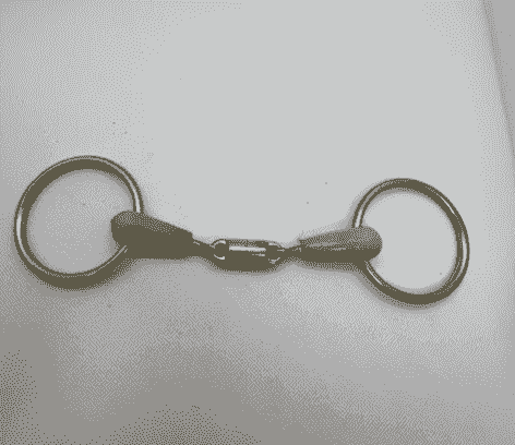 DOUBLE BROKEN SNAFFLE BIT - WHITE MOUTH