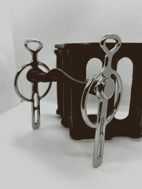 LIVERPOOL BIT, ANATOMIC SHAPED BAR, 2 SLOTS