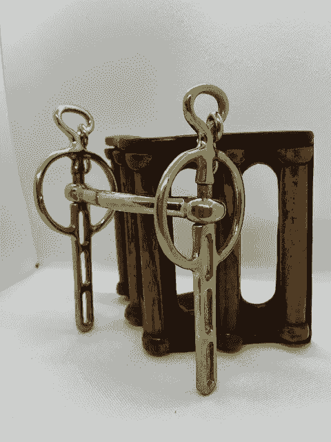LIVERPOOL BIT - MULLEN 90° BAR GERMAN SILVER - 3 SLOTS