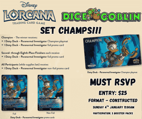 Lorcana January Set Champs