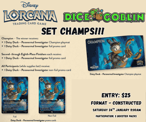 Lorcana January Set Champs