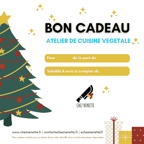 Bon cadeau Noël 2025
