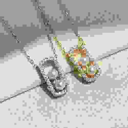 Modern Twist Pearl Ring