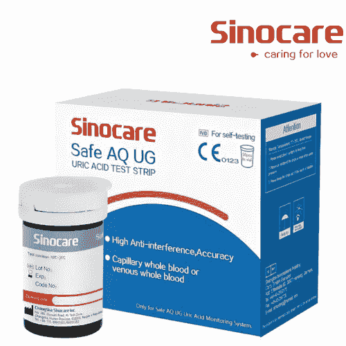 Sinocare-Safe AQ UG 尿酸試紙