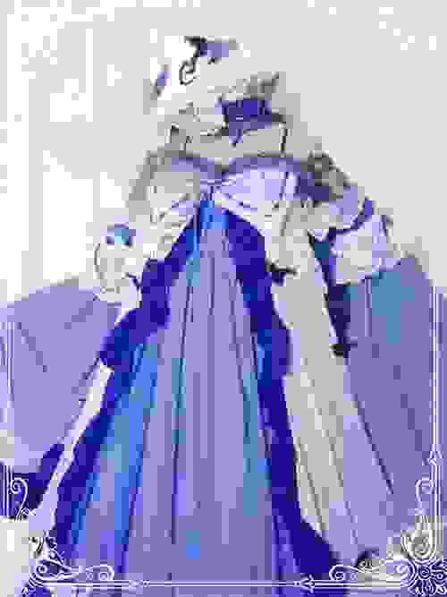 Touhou Project Saigyōji Yuyuko Cosplay Lolita