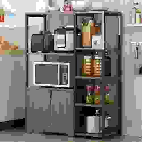 Kitchen Rack Multi-layer Storage Rack Kitchen Storage Cabinet