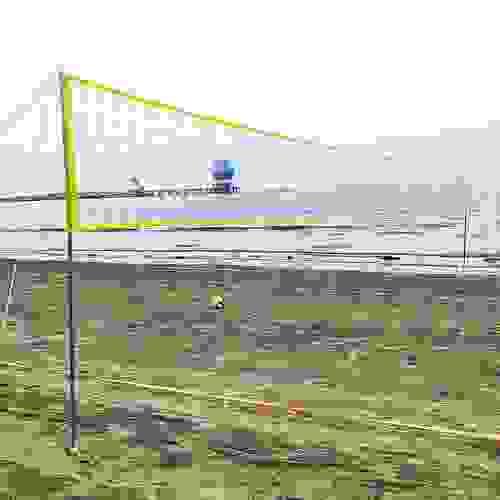 Portable Volleyball Net Set & Net with Ball Carry Bag and Pump