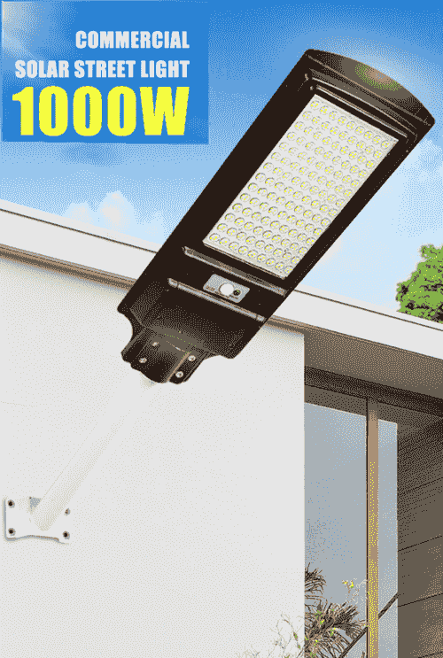 10000W Commercial LED Solar Street Light Road Lamp Motion Sensor Remote Outdoor Flooding Light