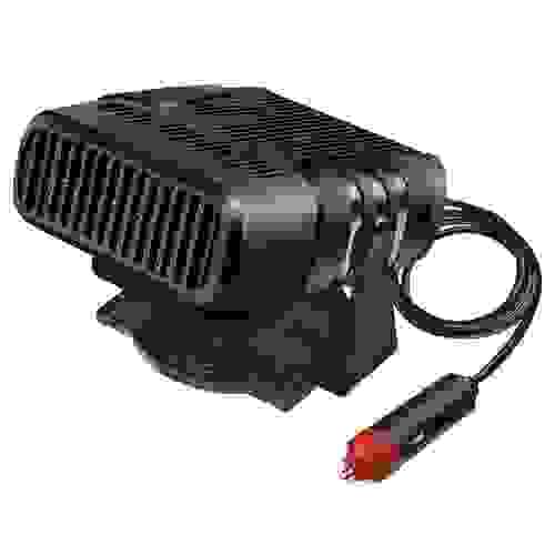 Car Heater Air Cooler Fan Windscreen Demister Defroster 12V(Black)