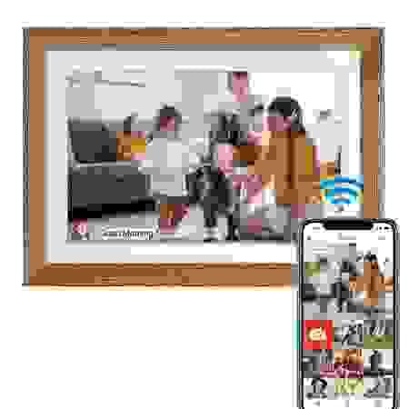 Smart WiFi Digital Photo Frame 1280x800 IPS LCD Touch Screen,Auto-Rotate 32GB Memory