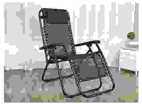 Reclining Chair Deck Recliner Chair Sun Lounger Beach Chair Zero Gravity