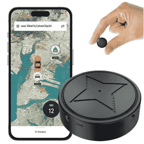 GPS Tracker for Vehicles Car Vehicle Tracking Anti-Lost,Multi-Function GPS Mini Locator