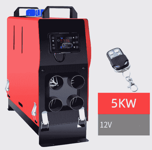 All in One 12V 5KW Diesel Air Heater Parking Heater w/ LCD Remote Control