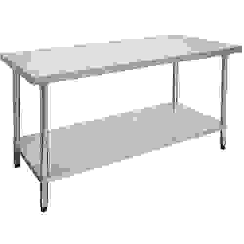 Stainless Steel Work Bench 120 x 60 x 80cm Kitchen Bench