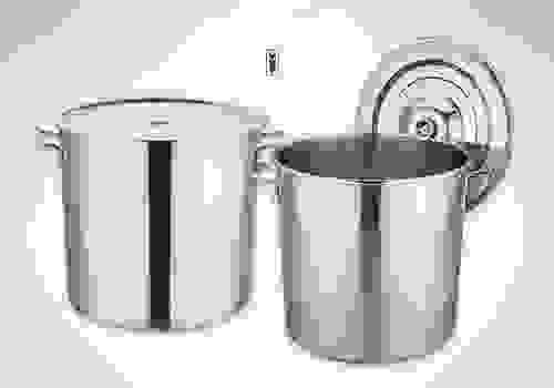 Heavy-Duty Stainless Steel Stock Pot Cook Pot Cookware 50L Pot with Lid