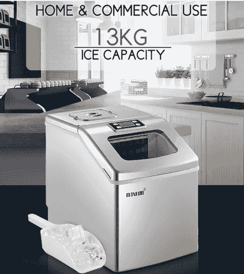 Maxkon 3.2L Portable Ice Cube Maker Machine Home Commercial Fast Benchtop Freezer