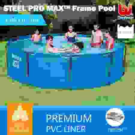 Bestway 3.05M Above Ground Metal Frame Swimming Pool